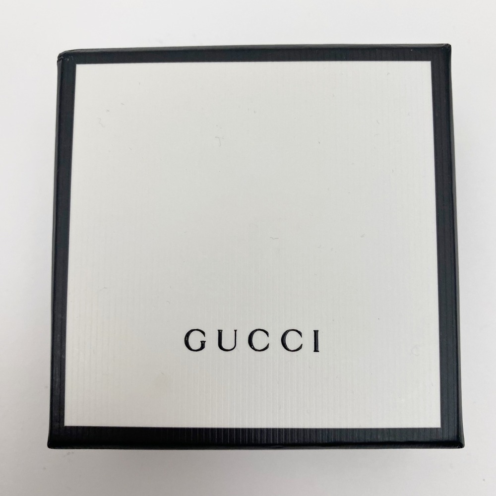 Gucci Interlocking G Textured Pendant Necklace Womens Silver 576993 J8400 0811 - Picture 8 of 9